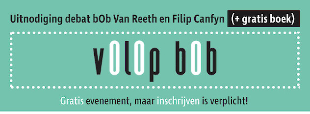Volop Bob (debat, gratis boek en netwerkreceptie)