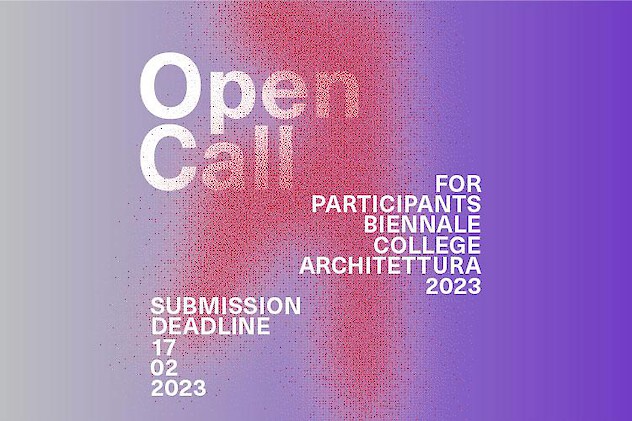 Open call Biennale College Architettura 2023
