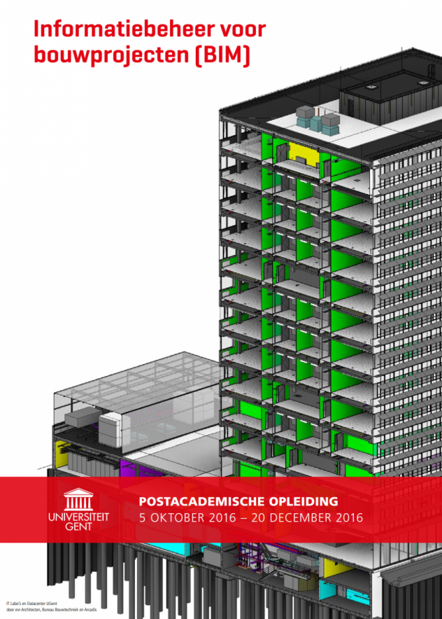 Post-academische opleiding 'informatiebeheer voor bouwprojecten (BIM)' - Universiteit Gent